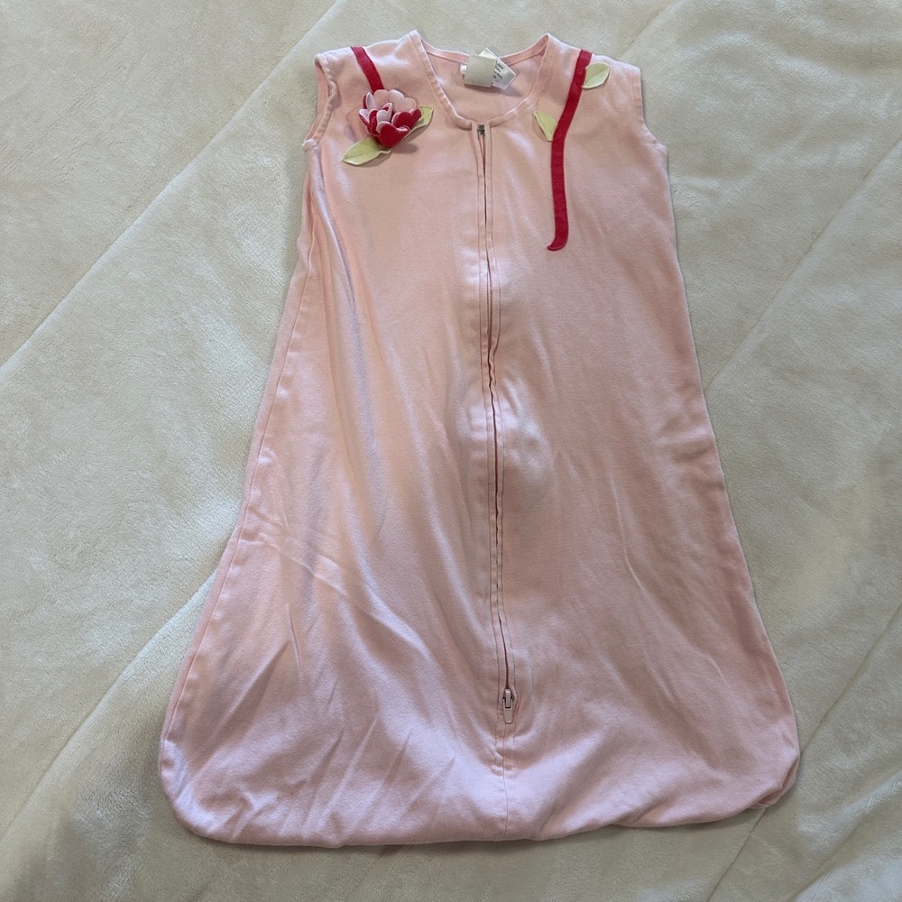 Halo SleepSack‎ Wearable Blanket Baby Pink Flower Medium 6-12 Months 16-24 lbs